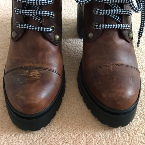 ⭐️HOST PICK⭐️ MIU MIU Leather Combat Boots - Picture 5 of 10